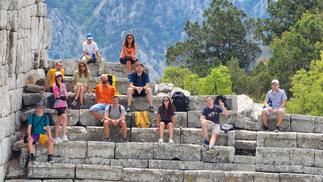 Групповое фото - Термессос, спуск к каньону ↘️ 🐗