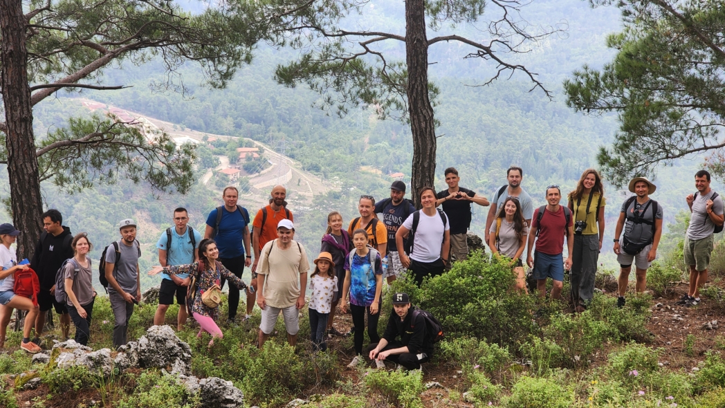 Group photo - Yaylakuzdere - Gedelme - Мост