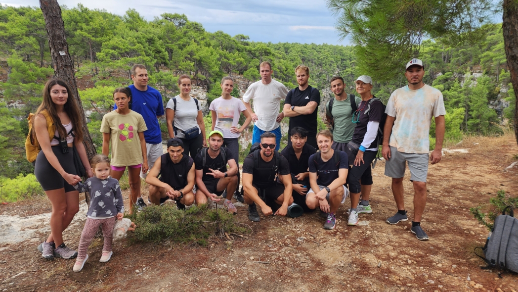 Group photo - Гувер каньон, север круговой
