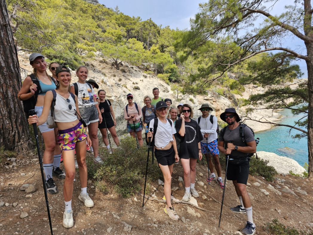 Group photo - Кемер Чалыш, бухта камней