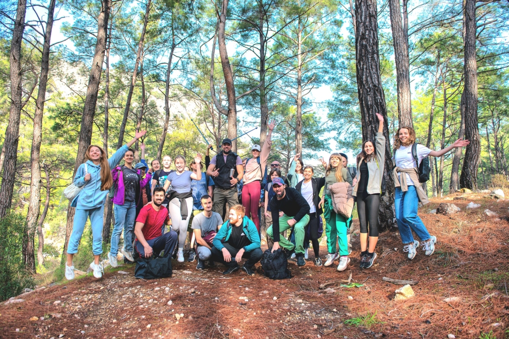 Group photo - Тунектепе вокруг, без водопада