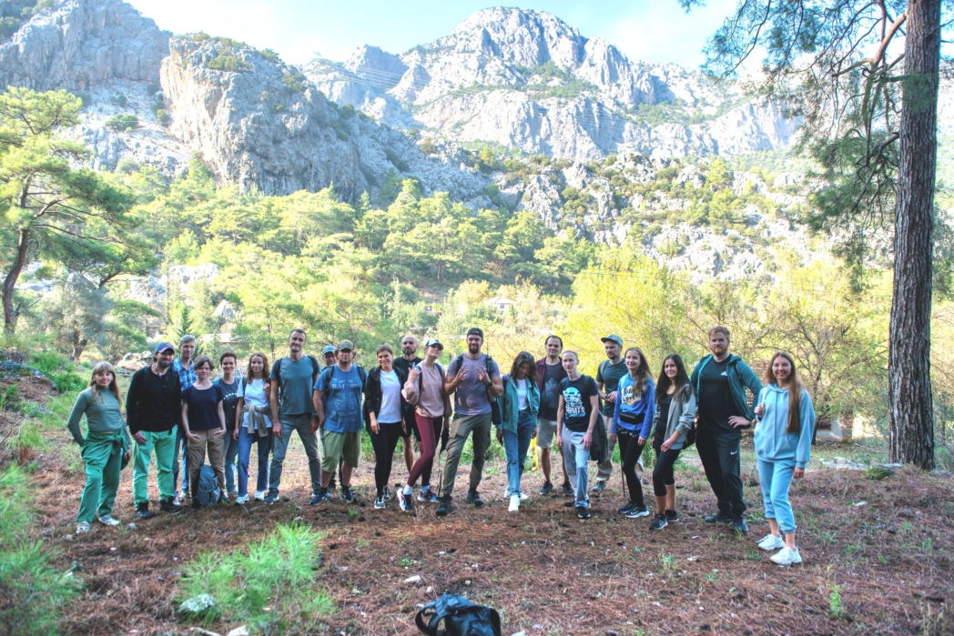Group photo - Тунектепе вокруг, без водопада