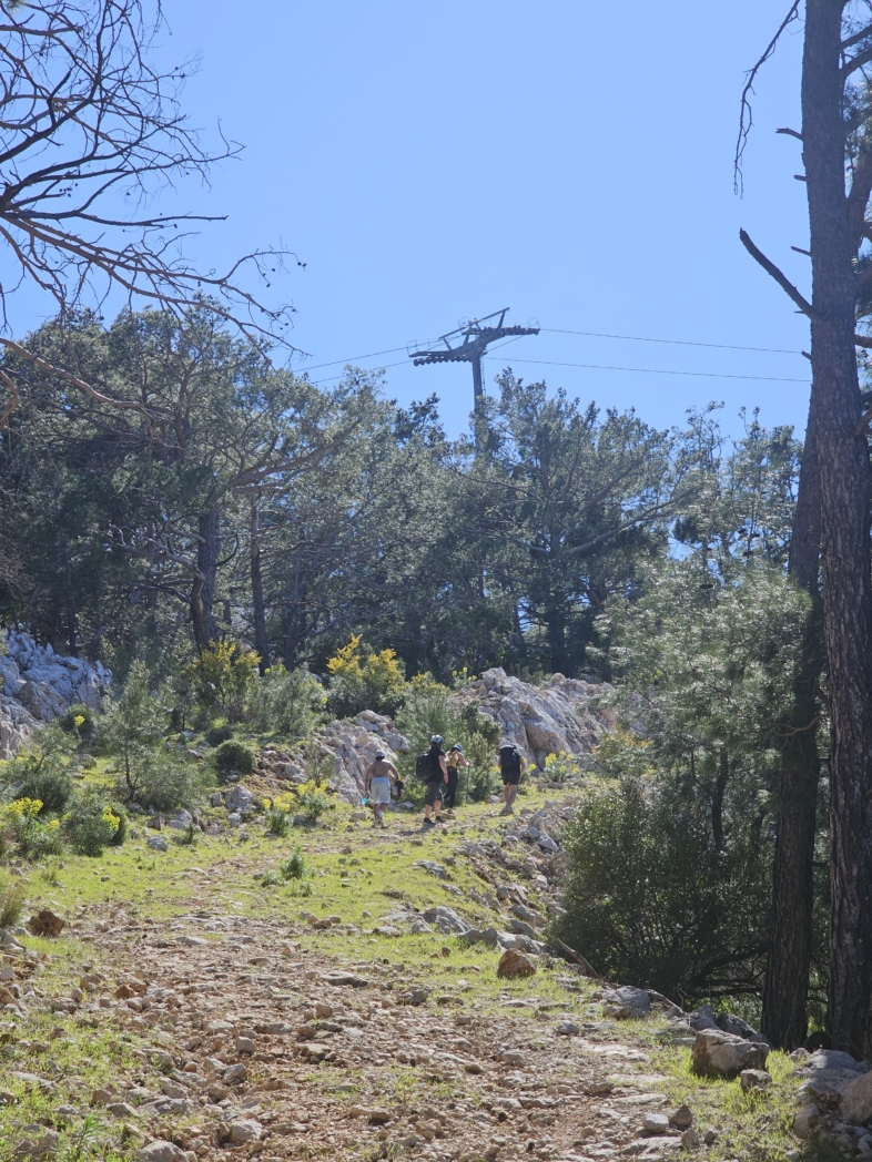 Tünektepe hasta el teleférico
